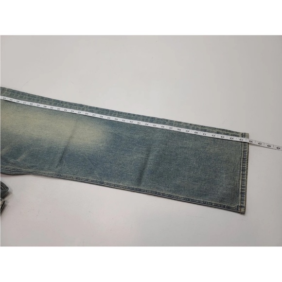 Tecovas Jeans Standard Straight Leg Light Blue Wash Stretch Denim 40X34 Mens NEW - Picture 10 of 10